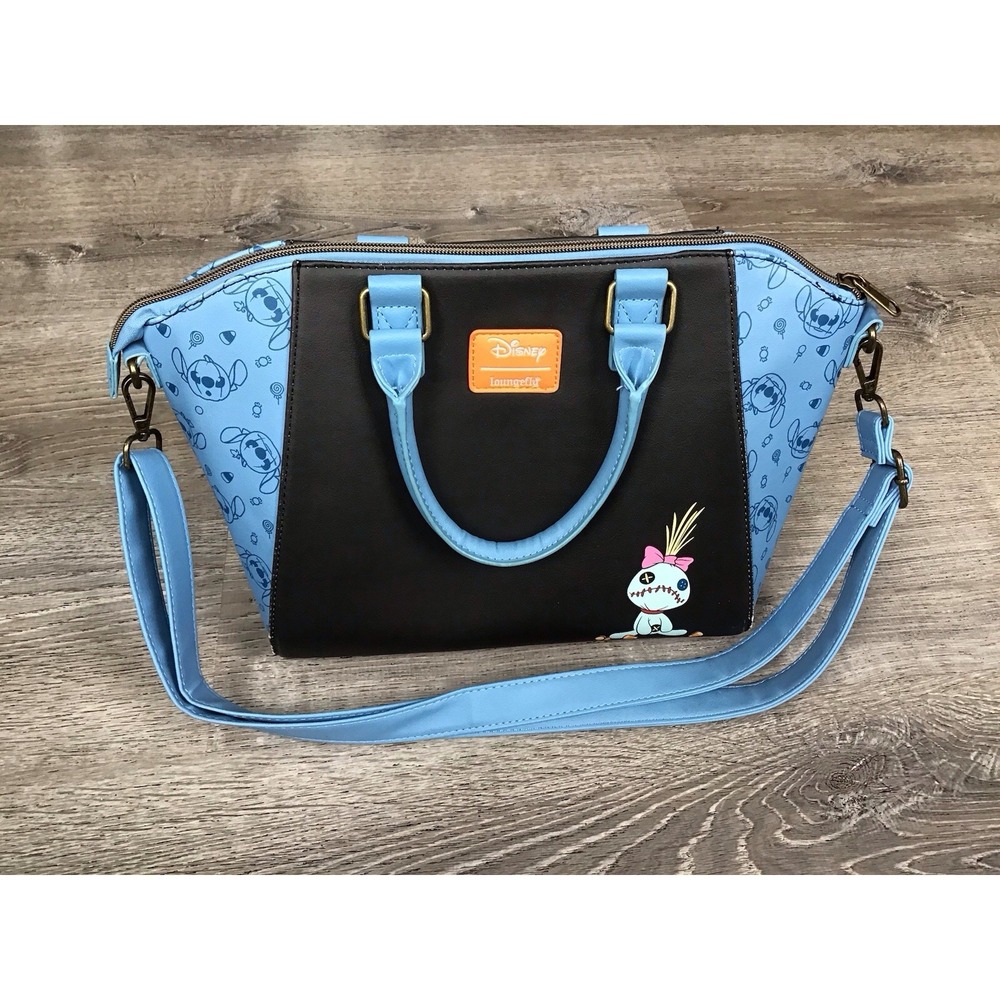 Loungefly Disney's Lilo & Stitch Pumpkin Halloween Satchel Bag
